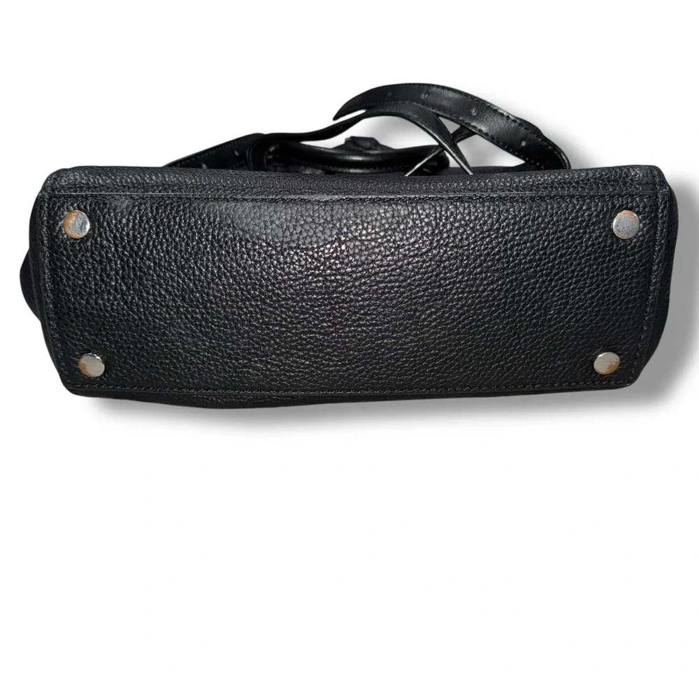 Michael Kors‎ Black Leather Mini Backpack Studded Convertible Bag Purse